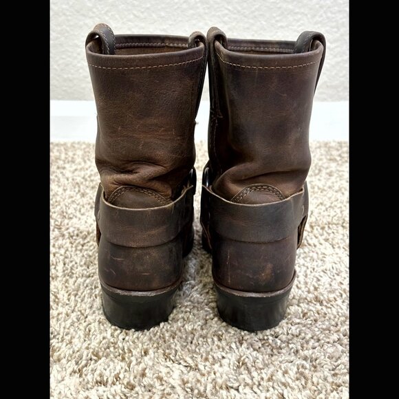Frye Brown Combat & Moto Boots - Picture 7 of 12